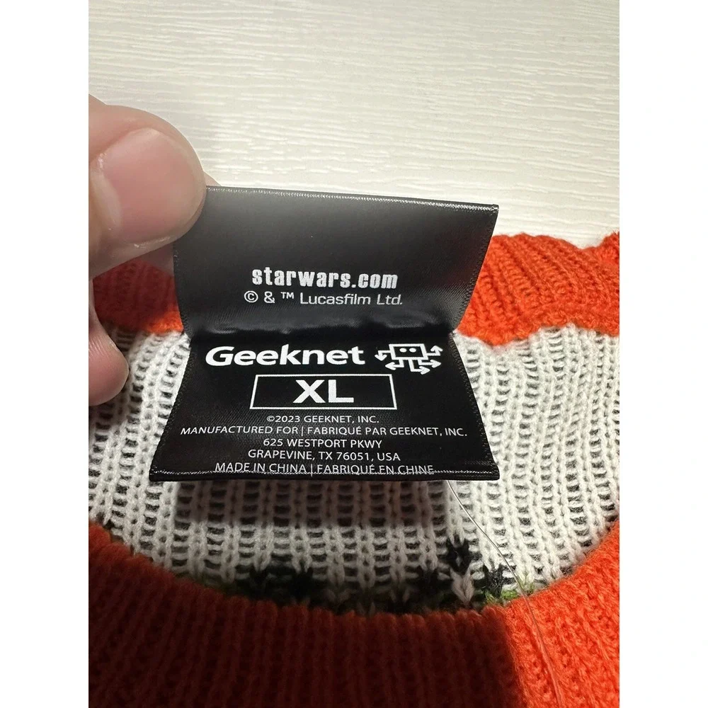 NWT Geeknet Star Wars Holiday Sweater GameStop Exclusive Ugly Christmas Size‎ XL